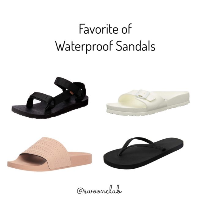 water proof sandals